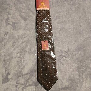 Gianne VERSACE V2 silk tie 4". NEW
